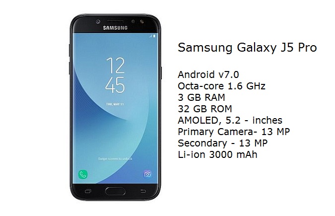 samsung galaxy j5 pro specs